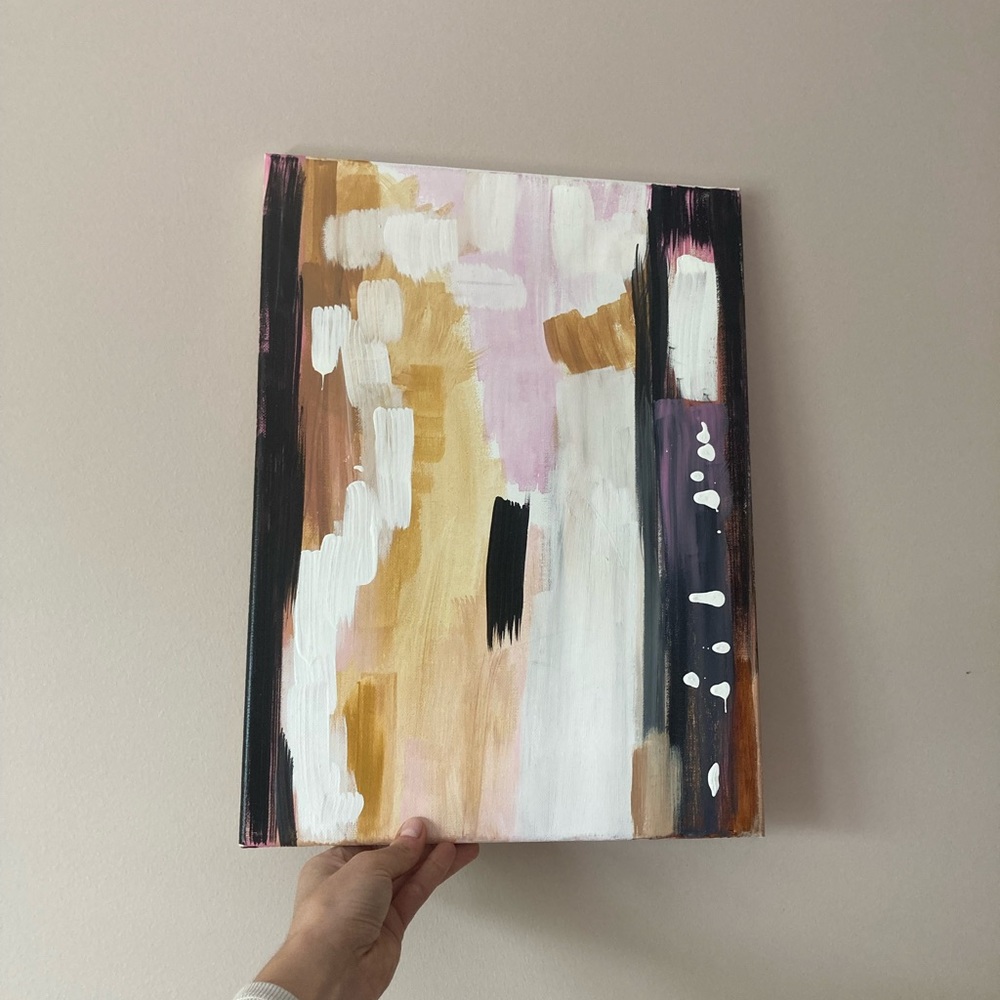 Handmade abstract painting